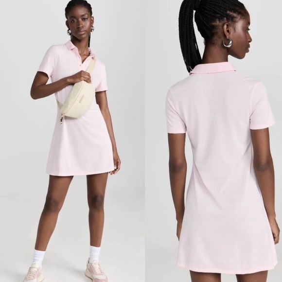 NWT Outdoor Voices Birdie Polo Dress Pink Size XXL - Picture 1 of 5